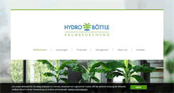 Desktop Screenshot of hydroboettle.de