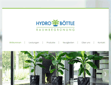 Tablet Screenshot of hydroboettle.de